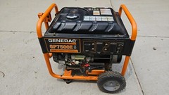 Generac GP7500E Portable Generator Used with care and properly maintained