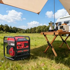 4500W Portable Inverter Generator with CO Alarm, Low Noise, 223cc Displacement