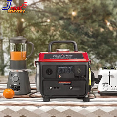 PowerSmart 1200W Gas Fuel Generator Portable for Camping Outdoor Low Noise NEW