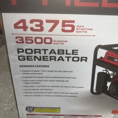 PREDATOR 4375 Generator Watt Gas-Powered Portable NEW 4375/3500 16 Hr Run Time