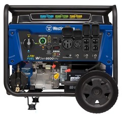 Westinghouse WGen9500TFc Tri‑Fuel Portable Generator 9500W/12500W