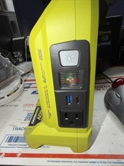 RYOBI 40V 300-Watt Power Inverter RYI300BGVNM SN: PM234750021006