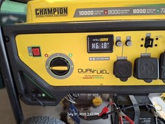 Champion Dual Fuel Generator 10000W Starting 8000W Running Electric Start