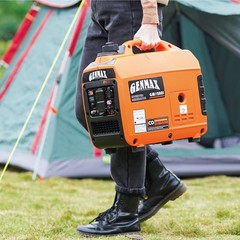 GENMAX Portable Inverter Generator，1200W ultra-quiet gas engine, EPA Complian…
