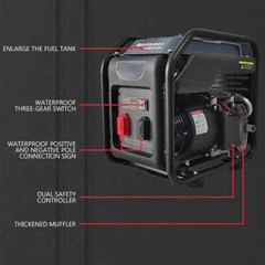 Portable 24-volt Generator, Dedicated Inverter Auto Start/stop Device