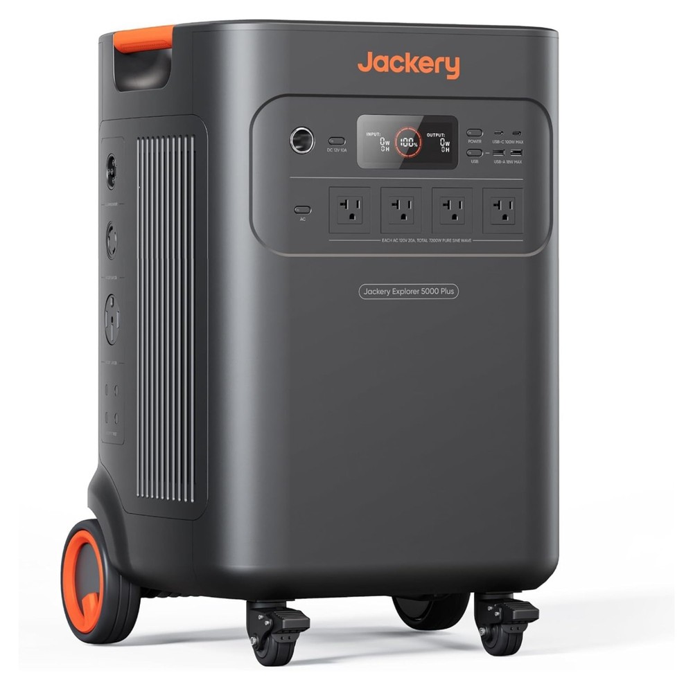 Jackery Explorer 5000 Plus Portable Power Station – 5040Wh Capacity | 7200W