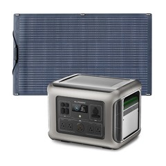 ALLPOWERS 200W Mono Flexible Solar Panel & 2500W LiFePO4 Portable Power Station