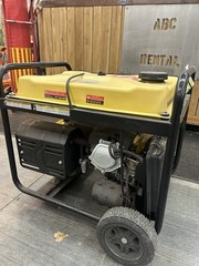 Champion 6250W/5000W Portable Generator, Gas Powered, Recoil Start used corded