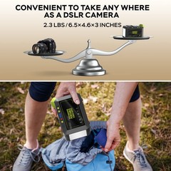 MARBERO Portable Power Station 88Wh Camping Lithium Battery Solar Green