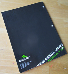 Arctic Cat AC1400G Generator Service Repair Manual P/N 2255-798 Dated 1997