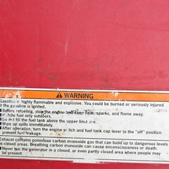 Honda EU2200i Inverter Generator 120V Gasoline 2.2kVA Eco Throttle Red RUNS Good