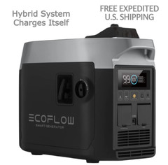 HYBRID GENERATOR Gas & Electric Option Self Auto Charge Turns on With PHONE APP