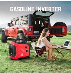 PowerSmart 2500W Portable Inverter Gas Generator Super Quiet Low Oil Shutdown