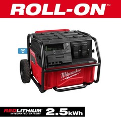Milwaukee 3300R Roll-On 7,200 Watt Battery Portable Power Supply