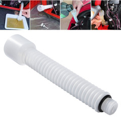 White Flexible Mess Free Oil Change Funnel Tube for Honda Inverter Generator