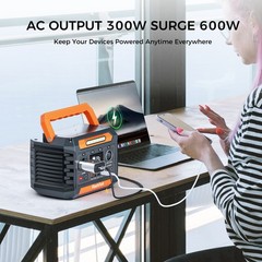 300W Portable Power Station Outdoor Battery Generator for Camping Emergency