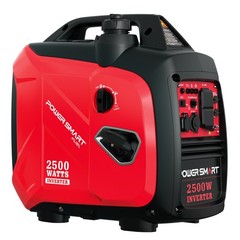PowerSmart 2500W Inverter Gas Generator,79.8cc, 120V AC, USB Charge, Outdoor Use