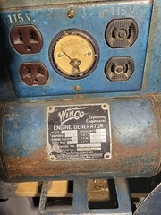 Vintage Economy Engineered WINCO F3000 gas power Generator tested works