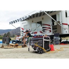 Pulsar 6,580-W 8-HP Portable RV Ready Gas Powered Generator with Electric Start