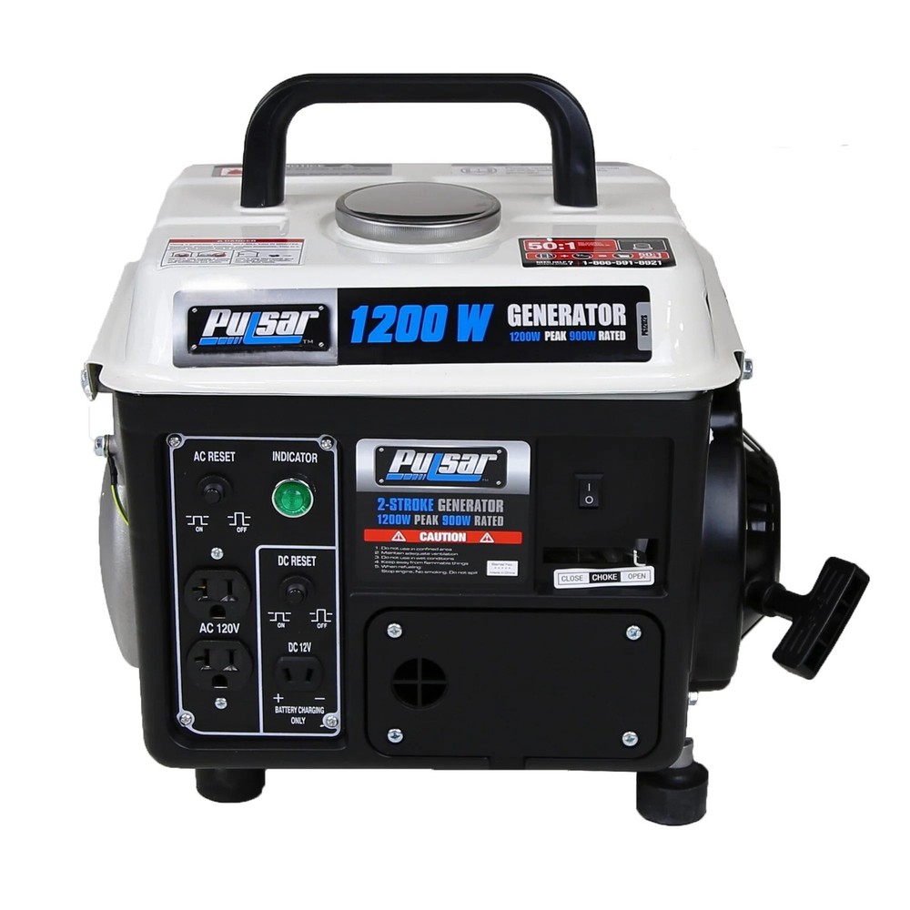 1200 Watt Portable Low Noise Gas Powered Inverter Generator