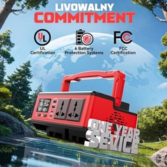 350W Power Station Compatible with Milwaukee: Portable Generator DC 18V to AC 1