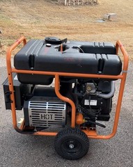 (3) Generac GP17500E 17,500W Portable Generators 120/240V Low Hours Commercial