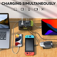 Portable Power Station 88Wh Camping Lithium Battery Solar M82 88WH 80W