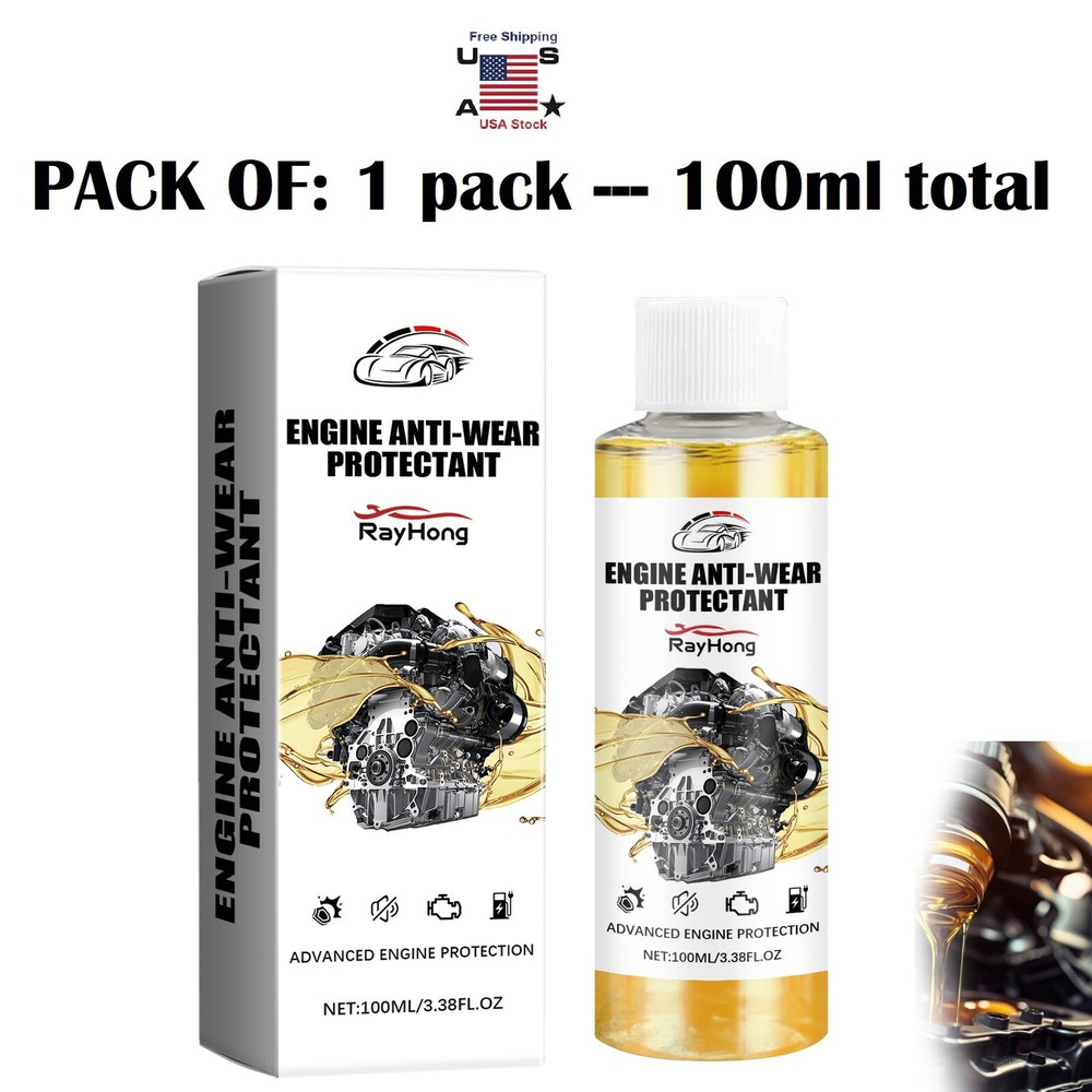2Pcs Anti-Wear Engine Treatment Oil Additive Highly Effective Engine Protectant