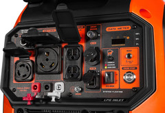 6800-Watt Dual Fuel Rv-Ready Electric Start Portable Inverter Generator with Fue