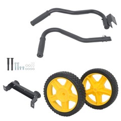 With folding handle and tires For Champion 2800-4750W Generator wheel kit 40065