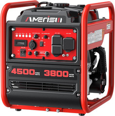 4500W Inverter Generator, Gas Powered 223Cc 4-Stroke Engine,Co Sensor & Parallel