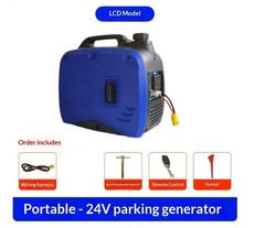2500W Parking Air Conditioner Automatic Gasoline Generator 24V Remote Start