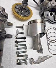 COMPLETE AS IS HONDA EU3000i GENERATOR GX160 ENGINE CRANKCASE CYLINDER & PARTS