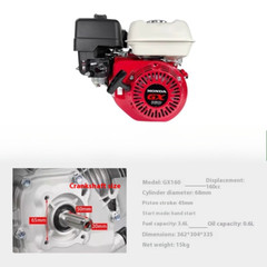 Four-stroke Petrol Engine 15HP Low Noise Gas Portable Generator 9.7KW