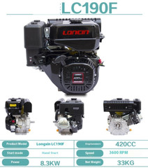Horsepower LC170F/175F-2/190F/192FD Gasoline Engine Boat Trailer Power