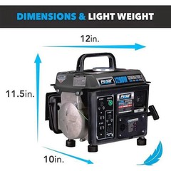 Planta Generadora De Electricidad Portátil 1500 Watts A Gasolina De Arranque