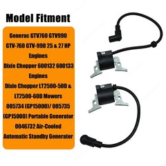 Ignition Coil Magneto 0K63030SRV Fits Generac Generator Replaces 0G3224BSRV